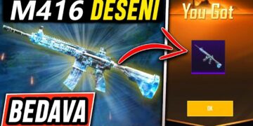 Pubg Mobile Bedava m416 Buz diyarı alma