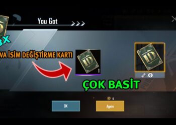 Pubg Mobile Bedava İsim değiştirme kartı alma