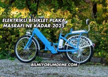 Elektrikli Bisiklet Plaka Masrafı Ne Kadar 2025