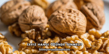 Ceviz Hangi Öğünde Yenmeli?