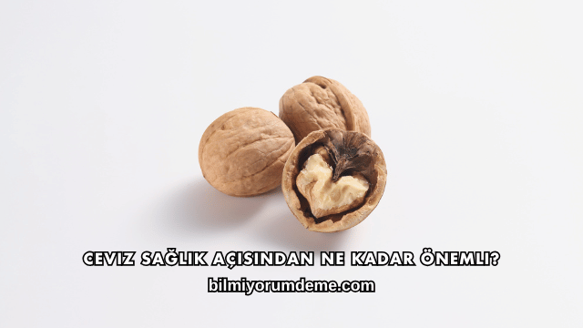 Ceviz Sağlık Açısından Ne Kadar Önemli?