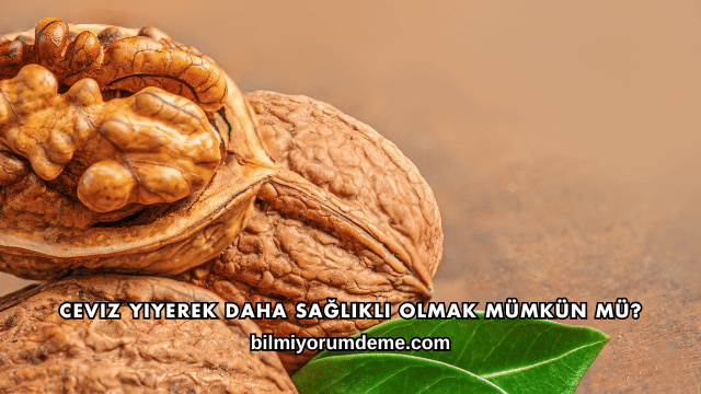 Ceviz Yiyerek Daha Sağlıklı Olmak Mümkün mü?